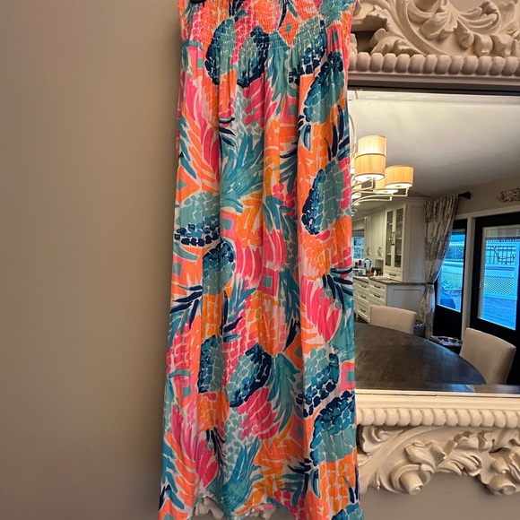 Lilly Pulitzer Bohdi Maxi Skirt Multi Goombay Smashed L - Picture 3 of 8